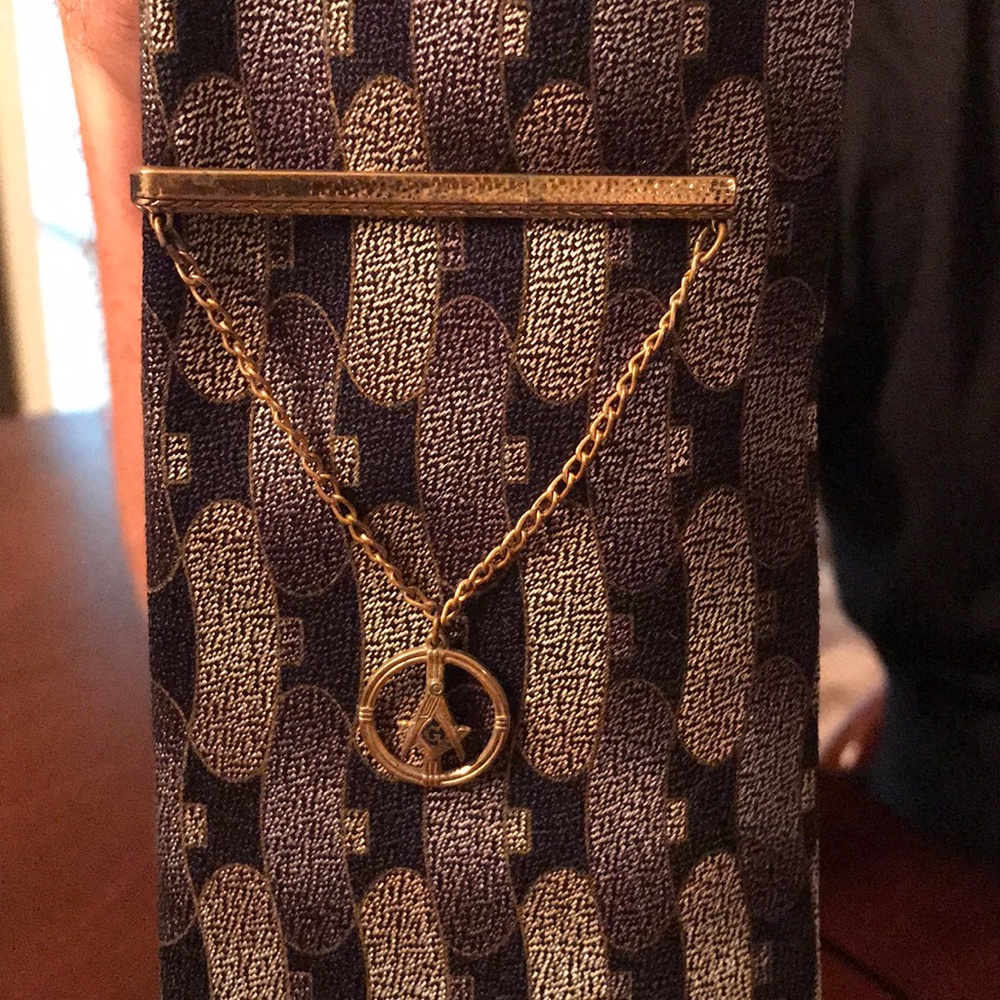 Vintage Masonic tie clip